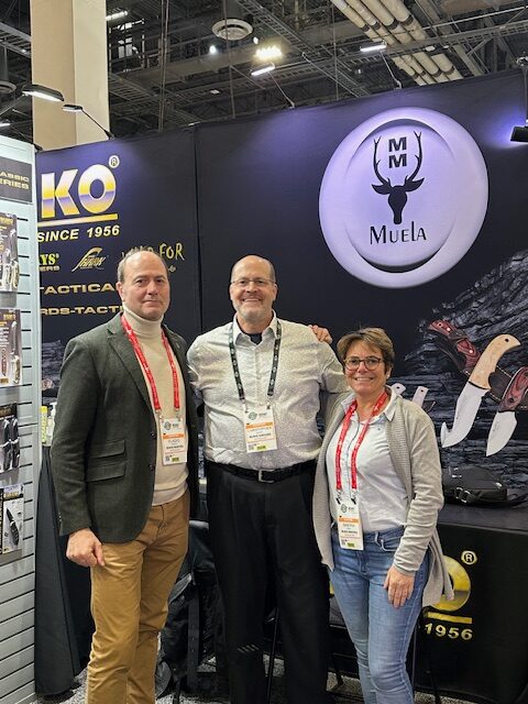 Muela en la feria SHOT SHOW en Las Vegas, EEUU.