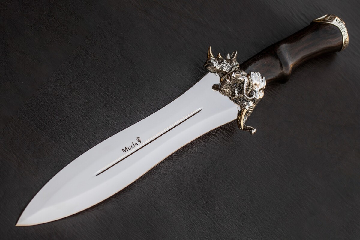 Presentación cuchillo de lujo Muela.
