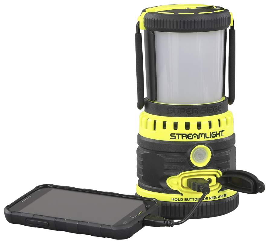 Linterna de trabajo con cargador USB SUPER SIEGE de Streamlight