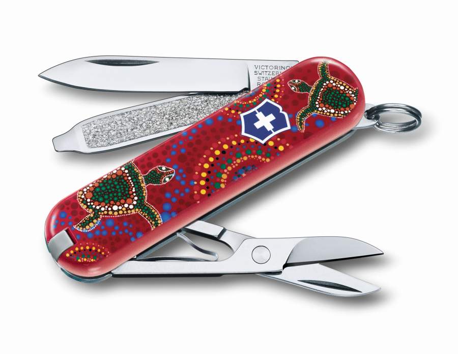 Navaja de bolsillo con tema de animales de Victorinox
